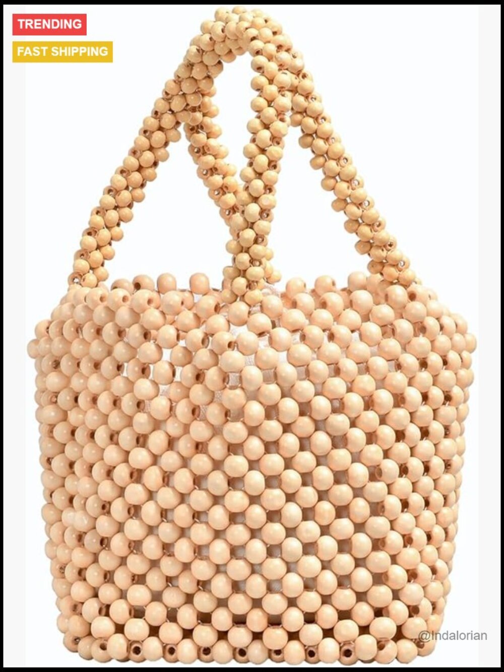 Handmade Beaded Clutch Purse Small Tote Bag Evening Party